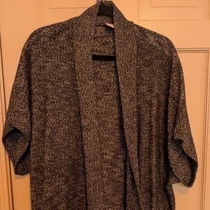 Chico's Black and White Knit Cardigan